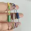 PNPIA- Boho Tối Giản Dainty Màu Hạt Trang Sức Đá Charm Vòng Tay Dành Cho Nữ Vintage Có Thể Điều Chỉnh Dây Đeo Tay Quà Tặng