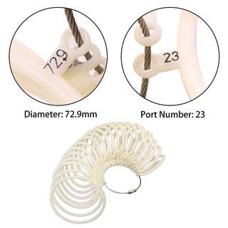 ASI 1 Bộ Nhựa HK Vòng Tay Sizer Đường Kính Cổ Tay Sizer Cho DIY Trang Sức Làm Vòng Tay Dụng Cụ Đo ONG
