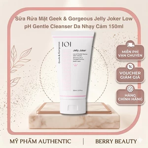 Sữa Rửa Mặt Cho Da Nhạy Cảm Jelly Joker Geek & Gorgeous 150ML | Làm Sạch & Cấp Ẩm Da Rửa Mặt Dịu Nhẹ
