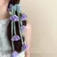 PNPIA- Lily Of The Valley & Tulips Floral Sccrunchie Hair Tie With Dangling Ribbon Accents - Phụ kiện tóc Ethereal dành cho nữ