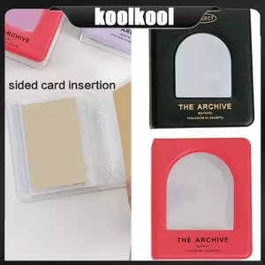 Kool Trẻ Em Và Người Lớn Thẻ Album 40 Túi Chống Thấm Nước Chống Bụi 3Inch Photocard Album Chất Kết Dính Để Dễ Dàng Carryin