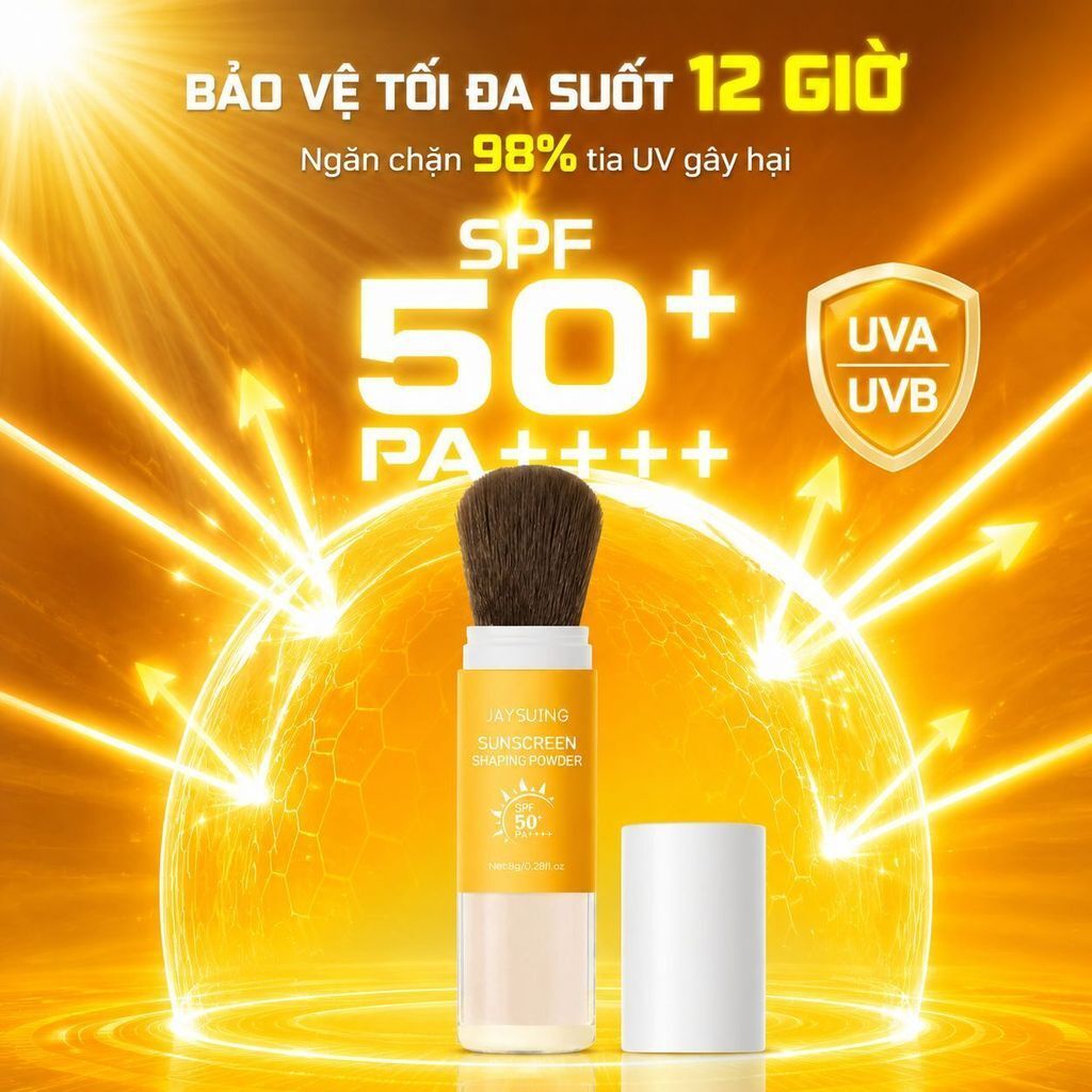 ⚡Ship Nhanh⚡Phấn phủ lì kiểm dầu 24h chống nước | Phấn phủ chống nắng SPF30 sáng da | Phấn phủ che lỗ chân lông mịn