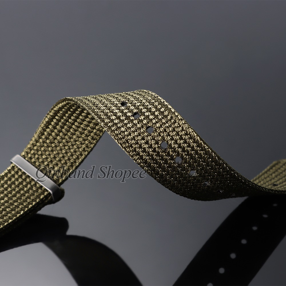 Vintage Nylon Vải NATO Dây Đeo Đồng Hồ 18 Mm 20 Mm 22 Mm Sọc Dệt Đồng Hồ Thể Thao Ngoài Trời Quân Sự Vòng Tay Cho Nam Nữ