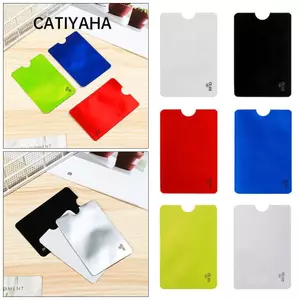 CATIYAHA 5 CÁI Nhôm Bảo Vệ Thông Minh Bao Thẻ Tín Dụng Ngân Hàng Chống Trộm