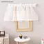SSVN 1: 12 Nhà Búp Bê Rèm Thu Nhỏ Vải Trắng Rèm Cửa Ren Trang Trí Cửa Sổ Mô Hình Phòng Ngủ Phòng Khách Đồ Chơi Trang Trí Nội Thất.