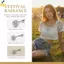 < YEI > Nhẫn Nút Bụng Bằng Thép Không Gỉ Lấp Lánh CZ Hoa Thiết Kế Không Gây Dị Ứng Xuyên Trang Sức Cho Nữ Quà Tặng Sinh Nhật Mới