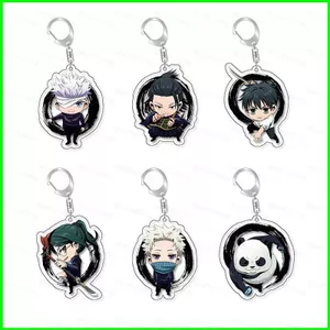 HT3 Jujutsu Kaisen Acrylic Móc Khóa Anime Gojo Satoru Geto Suguru Mặt Dây Chuyền Cho Ba Lô & Chìa Khóa TH3