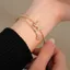 Zircon Hoa Bướm Hai Lớp Mở Vòng Tay Siêu Nhấp Nháy Tinh Tế Sang Trọng Vòng Tay Sang Trọng Ánh Sáng Sang Trọng Cao Cấp Vòng Tay Nữ 26.3.22
