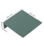 FANIELLAPOWELL Silicone Tamper Mat, Thảm định hình cà phê chịu nhiệt chống thấm nước, Thiết kế góc bền bỉ Silicone cấp thực phẩm Kích thước 125x126mm Espresso Tamping Pad Bar Coffee Shop