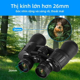 Ống nhòm HD Ống nhòm cầm tay công suất cao Kính viễn vọng ngoài trời tầm nhìn ban đêm Micro