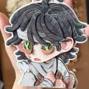Nhận dạng V Bệnh nhân Cảm thấy Móc khóa Anime Túi Charm Handmade Sang trọng Mặt dây chuyền Ba lô Trang trí Vòng chìa khóa Quà tặng