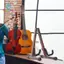Đế trưng bày Violin, Chân đế nhẹ di động đa năng chống trượt thẳng đứng,