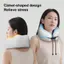 PNPIA- Gối Massage Du Lịch Hình Chữ U Cotton Mềm Bảo Quản Di Động Ne Hỗ Trợ Bảo Vệ Có Thể Tháo Rời Có Thể Giặt Được Gối Máy Bay Chăm Sóc Cột Sống Cổ Tử Cung