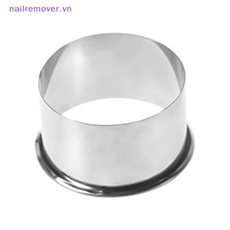 [NR] 3 Kích Thước Thép Không Gỉ Tròn Bánh Bao Bọc Khuôn Cắt Dụng Cụ Làm Cookie MỚI