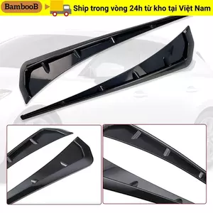 BAMBOOB 2 Chiếc Fender Ô Tô Lỗ Thông Hơi Bên Trang Trí Đa Năng Lỗ Nạp Tương Thích Fender Miếng Dán
