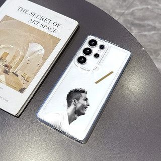 CR7 Boy Thích hợp cho Samsung A12 A255G S22ULTRA A56 A51 S26ULTRA A05S A14 A545G S23PLUS Ốp Mềm Chống Va Đập Bốn Góc