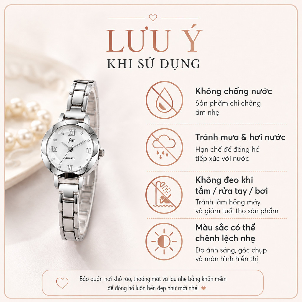 【✨】Đồng hồ nữ mặt nhỏ dây hợp kim: Thạch anh, thanh lịch, phong cách Hàn Quốc