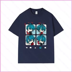 Arknights Endfield Camille Graphic 220g cotton dày tee áo thun mùa hè Anime tay ngắn hàng đầu