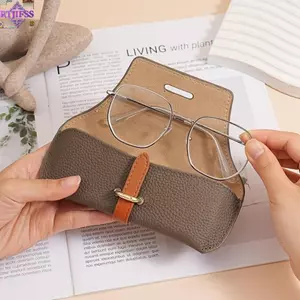 Túi đựng kính râm RTJIFSS, Hộp đựng kính mắt nhẹ bằng da thật, Bảo vệ kính mắt thời trang Kính bảo vệ kính mắt Nam
