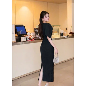 Đầm Nữ T19 Dự Tiệc Phủ Vai Thiết Kế Sang Trọng Nữ Tính Thanh Lịch THỜI TRANG Cực Đẹp HIYU 66 STORE