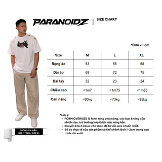 Áo thun nam oversize localbrand vải cotton hình thêu lớn form rộng thể thao tay ngắn pdz07