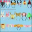 YT4 Halloween Mũ Đội Đầu Động Vật Dễ Thương Rắn Bò Hổ Ngựa Đạo Cụ Ảnh Sống Sinh Nhật Mũ Đội Đầu Tiệc Halloween