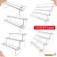 GIÁ RẺ 1 Bộ Giá Để Đồ, Giá Để Màn Hình Máy Tính Trong Suốt, Giá Đỡ Mô Hình Thang Acrylic Có Thể Điều Chỉnh