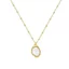 Ánh Sáng Sang Trọng Niche Thép Titan Vòng Cổ Nữ Cao Cấp Tính Khí Zircon Ngọc Trai Mặt Dây Chuyền Xương Đòn Dây Chuyền Phụ Kiện Phong Cách Mới