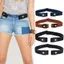Lười Liền Mạch Thắt Lưng Nữ Quần Jean Co Giãn Eo Nẹp Dụng Cụ Tiện Dụng Vô Hình Thắt Lưng Thắt Lưng Co Giãn Khóa Eo