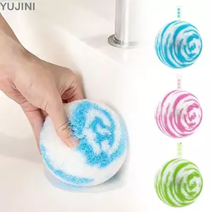 Bàn chải bồn rửa phòng tắm YUJUNI, Không rụng bóng làm sạch máy tính để bàn mềm, Dụng cụ làm sạch di động Bồn tắm Bóng làm sạch chậu rửa cho gia đình