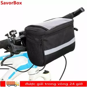 Túi đi xe đạp SAVORBOX Túi đựng giá phản quang Ống trước Pannier