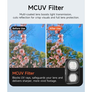 Dành Cho DJI Osmo Pocket 4P Lọc HD Chống Trầy Xước Có Thể Điều Chỉnh CPL Đen Mềm MCUV Chống Ánh Sáng Tác Hại ND / PL Lọc Pocket 4 Pro Phụ Kiện Máy Ảnh