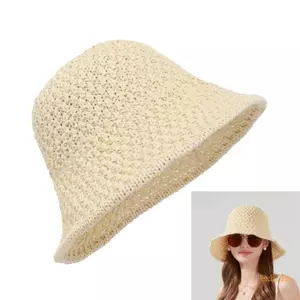 Exhila Thời Trang Móc Floppy Vành Nón Người Lớn Thanh Thiếu Niên Chống Nắng Người Cá Mũ
