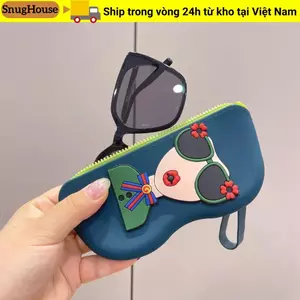 Túi đựng kính SNUGHOUSE, Túi đựng đồ nhỏ chống bụi chống nước, Hộp kính mắt silicon đa chức năng