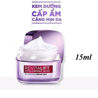 (Hàng Chính Hãng) Kem Dưỡng Siêu Cấp ẩm căng mịn da L0real Paris Revitalift 15ml