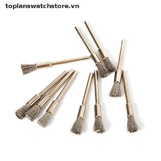 Set 10 Chổi Sợi Thép Đánh Bóng Loại Bỏ Rỉ Sét Tiện Dụng