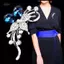 PNPIA- Thời Trang Thanh Lịch Kim Cương Giả Vintage Hoa Thổ Cẩm Nữ Quần Áo Áo Áo Trang Sức Phụ Kiện Quà Tặng