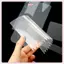 JRP 9 Chiếc Bánh Cạp Kem Thìa Cắt Bánh Nhựa Trong Suốt Răng Cạp Trang Trí Bánh Dụng Cụ Nướng Bánh JRP