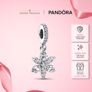 Charm Treo Pandora Timeless Hoa Tuyết Đính Đá