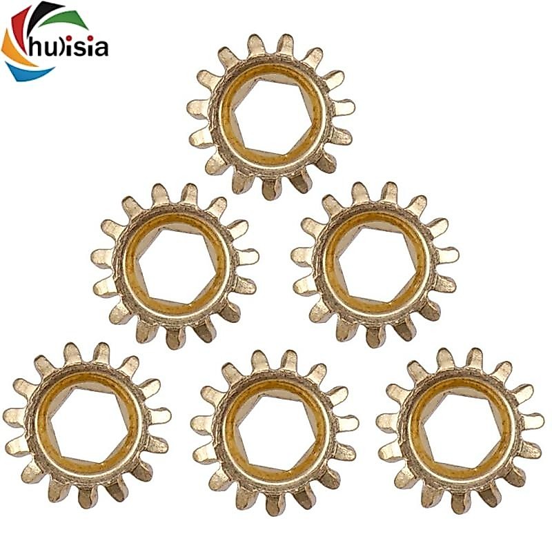 chulisia 6 Cái Chỉnh Chốt Đầu Máy 1 / 15 Bánh Răng Cho Đàn Guitar Phần Nhạc Cụ
