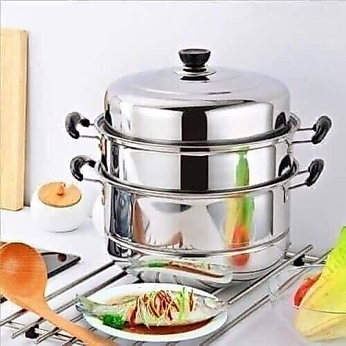 NỒI HẤP INOX 2 TẦNG, 3 TẦNG SIZE 28CM SIÊU TIỆN LỢI