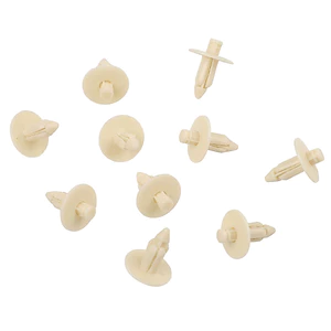 FENDER Đinh tán chắn bùn đẩy bằng nhựa đa năng (10 chiếc Đường kính lỗ 7mm)