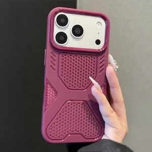 Ốp Điện Thoại Mềm Tản Nhiệt Cho iPhone 17 Pro Max 16 Plus 15 14 13 12 11 Vỏ Bảo Vệ Chống Sốc