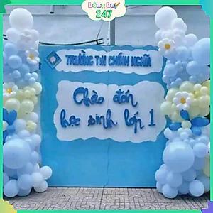 Combo Set Bóng Bay Trang Trí Khai Giảng Năm Học Mới, Tổng Kết Lớp Học, Quốc Tế Thiếu Nhi, Khai Trương Đẹp Dễ Làm