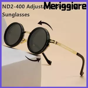 Kính mờ có thể điều chỉnh MERIGGIARE, Kính râm phân cực ND2-400 UV400, Bộ lọc ND 9 cấp có kính râm câu cá Glasse Lái xe