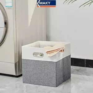 MAKY Mây Giỏ Chứa Vải Lanh Có Thể Gập Lại Hộp Bảo Quản Tổ Chức Nhà Magic Tool VN