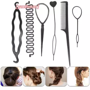 6 Cái / bộ Dụng cụ uốn tóc cho trẻ em Bảo trì tóc xoắn ốc Dụng cụ tạo kiểu tóc