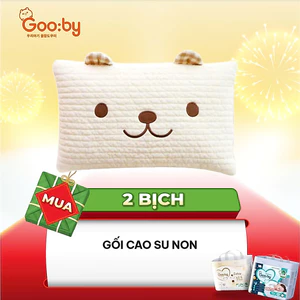 Gối cao su non cho bé chất liệu thoáng khí