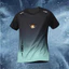 Lưới thoáng khí YONEX Gradient thể thao tay ngắn 3D in kỹ thuật số Loose Unisex Cầu lông, Quần vợt, Chạy bộ Áo thun