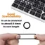 LACYESUK 1200 CÁI Bộ vòng chữ O điều hòa không khí, Vòng chữ O cao su bảo trì bền bỉ, Cao su Nitrile Vòng cao su niêm phong loại chữ O chịu mài mòn áp suất cao Máy rửa áp suất vòng cao